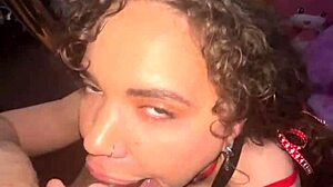 curly-haired nympho, does she get a sloppy facial from flaxk?