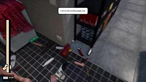 Stepmom Stuck In Washing Machine Game! Oh No, Now She's Getting Sex From Mother-In-Law!