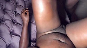 Harveyxbush and Emris pound wet Sarah to multiple orgasms on the couch