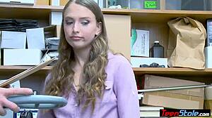 Petite Teen 18+ Shoplifter Fucked Her Way Out Of Trouble