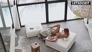 Agatha Vega, The Sexy Latina Redhead, GETS FUCKED HARD After A Blowjob.