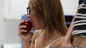 Innocenthigh Cute Teen 18+ Rides Cock In Classroom