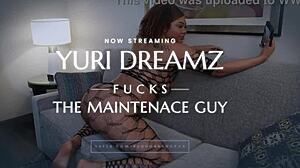 Yuri Dreamz Moans During Hotel Quickie With Maintenance Guy