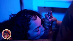 gem jewels sucks that big black cock so well