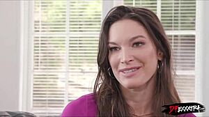 Fuck yeah, Katrina takes on insane deepthroat with big black cock!