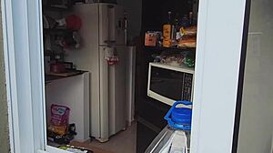 Caught My Fat Neighbor Naked With Big Tits And Hairy Pussy.