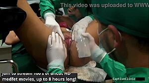 the new guinea pig alexis grace spreads hairless pussy in african asian fetish behind scenes