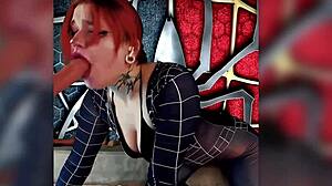 Sensual Orgasm From A Beautiful Red-Haired Cosplayer With Dirty Talk