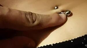 i relax by licking her belly button in this intimate session