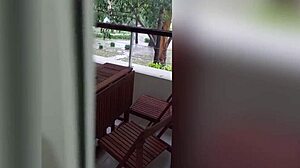 Vacaciones de sexo en punta del este, big ass latina milf riding monster cock in bikini.