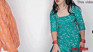 Horny father-in-law enjoys feetjob and handjob