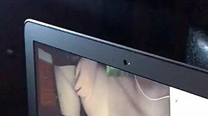 Ella shows her big tits and ass