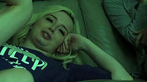 Teen Shares Couch With Stepdad While Watching Scary Movie