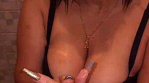 Discovering my stepmother's panties in the bathroom