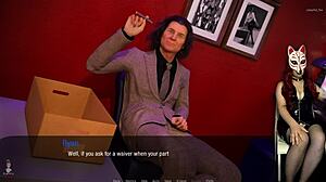 Kate 27 Strips in Leather Stockings Outdoors