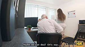 horny teen mina k shows off natural sexy body for big loan