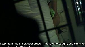 step mom enjoys private time alone