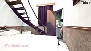 Wife Slut Fucks Friend in Hotel with Anal Assfucking and Cum in Mouth