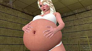 Triplet Sisters Experience Belly Inflation