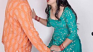 Horny father-in-law enjoys feetjob and handjob