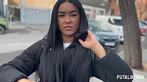 Putalocura - Venezuelan Ambar Bunny Caught in Intimate Moment Ending with Creampie