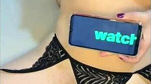 Bouncing Ass in Black Lingerie During Backwards Riding with Low Moans