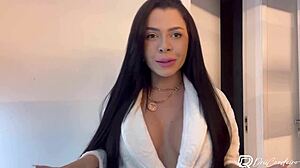 Delivery Guy Fucks Lonely Brunette Hard