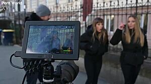 Scorned Hotties Eveline And Silvia Dellai Film Their Own DP Gangbang!