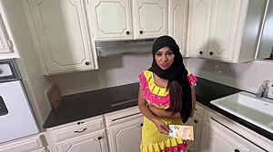 Amira Ali Maid Masturbates for Money in Exotic Solo