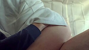 Married Woman, 38, With Slender Figure Enjoys Early Morning Car Sex On Holiday