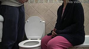 hey, that taboo stepmother loves watching her 18-year-old stepson piss right there