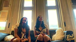 Kira Queen And Anissa Kate Get Creampied For Ditching Homework In Lesbian Group Sex