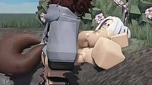 Roblox porn enhanced by AI with big tits and ass 😏