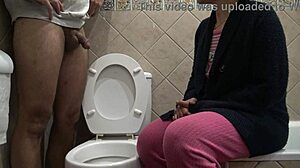 hey, that taboo stepmother loves watching her 18-year-old stepson piss right there