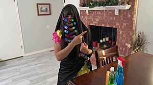 Amira Ali Maid Masturbates for Money in Exotic Solo