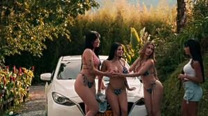 Sexy Latinas Washing Cars For FREE, SPLASHING And SQUIRTING Everywhere