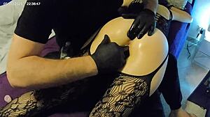 young girl tries two dildos with lola spice