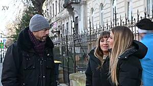 Scorned Hotties Eveline And Silvia Dellai Film Their Own DP Gangbang!