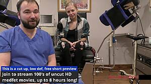 Behind the Scenes with Nurse Ava Siren in Latex Gloves