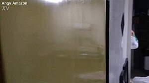 Hubby watches from outside the room as young 18+ neighbor fucks me hard. It's so intense!