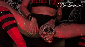 Gothic Girl Has Sex Ritual With Boyfriend