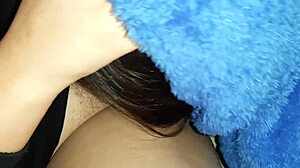 my girlfriend eats my wet pussy hotly, making us both fly into orgasm