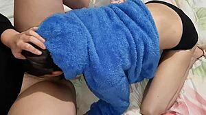 my girlfriend eats my wet pussy hotly, making us both fly into orgasm