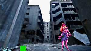 Let's Play Inked Raven's Zombies Attack With Big Tits And Shaved Pussy