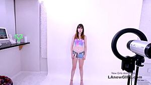 This hot girl accidentally ends up in a porn video on the casting couch