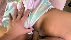 Can you believe this POV small 18+ pussy gets pumped with sperm?