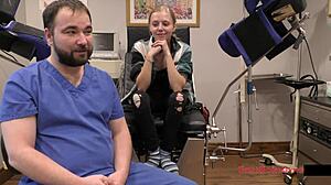 Behind the Scenes with Nurse Ava Siren in Latex Gloves