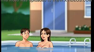 stepbro and stepsis fucking risky at the pool, wanna watch?