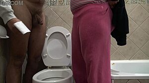 hey, that taboo stepmother loves watching her 18-year-old stepson piss right there