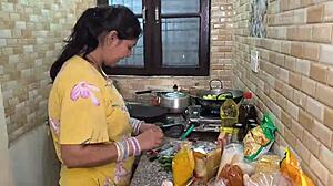 sex in the kitchen hardcore fuck by husband